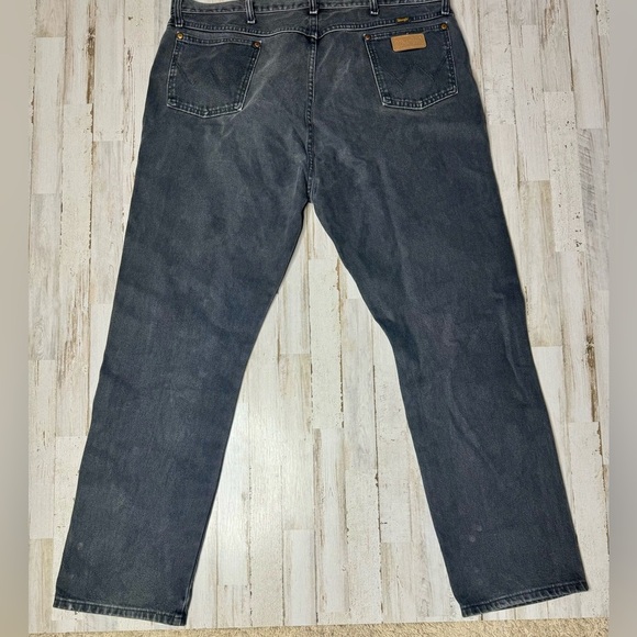 WRANGLER Jeans Men's 42x34 Black Cowboy Western Outdoors 13MW2WK - Picture 10 of 10